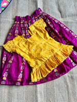 Load image into Gallery viewer, Festive marigold lehenga set
