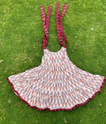 Load image into Gallery viewer, Terracotta- Cotton Ikat Weave dress
